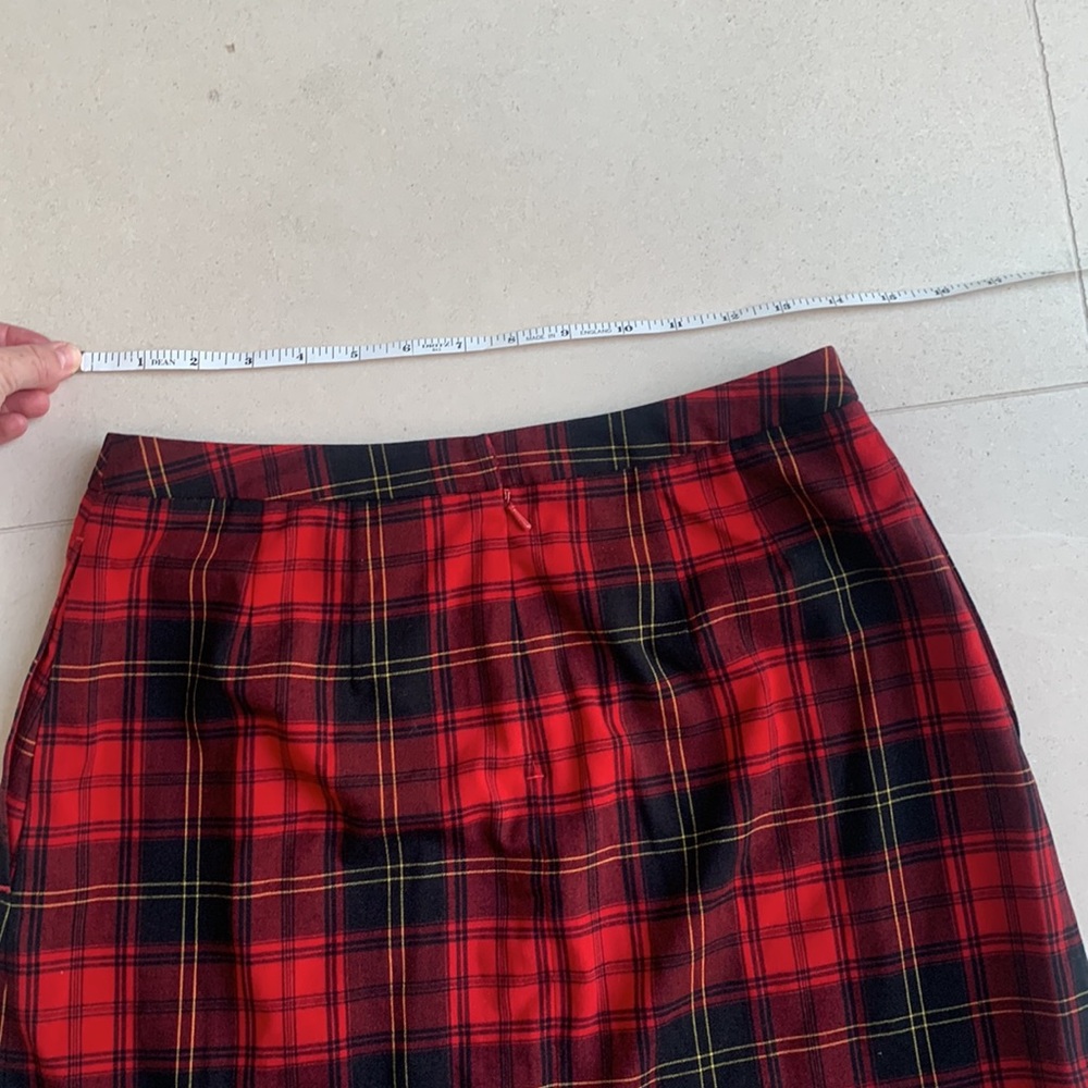 Red and Black Plaid golf skirt EP Pro Size 2 - Picture 7 of 7